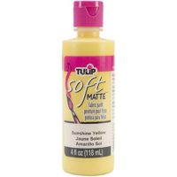 Tulip 20406 Soft Fabric Paint 4oz Matte Sunshine Yellow