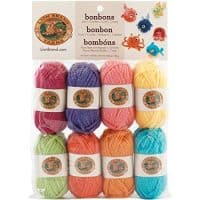 Lion Brand BonBons Yarn Pack Brights, Brights