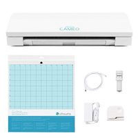 Silhouette SILHOUETTE-CAMEO-3-4T Cameo 3 Wireless Cutting Machine-AutoBlade-Dual Carriage-Studio Software, White