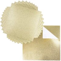 Premium 20 Sheets Glitter Cardstock 12