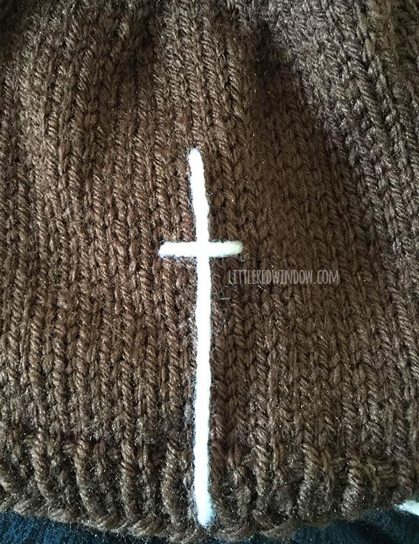 Fun Free Football Hat Knitting Pattern for babies and toddlers! | littleredwindow.com