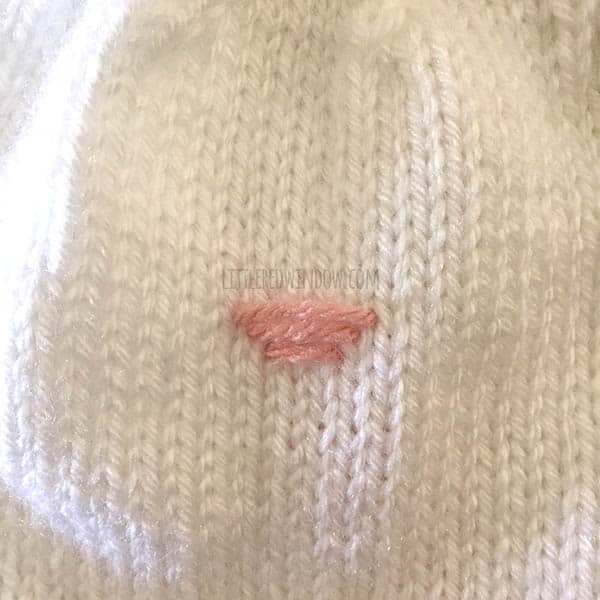 Baby Bunny Hat Free Knitting Pattern! | littleredwindow.com