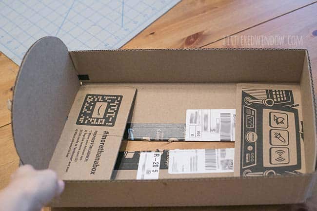 How to make a DIY Doll Crib from an old cardboard box!