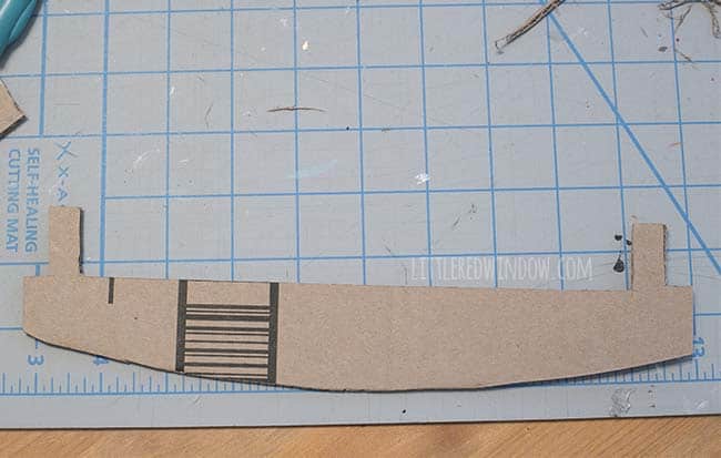 How to make a DIY Doll Crib from an old cardboard box!