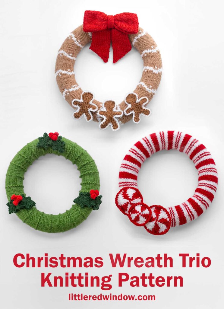 small Christmas-Wreath-Trio-Knitting-Pattern-01-littleredwindow
