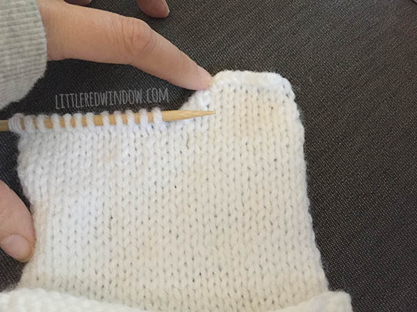 Cozy Penguin Hat Knitting Pattern, adorable for babies and toddlers! | littleredwindow.com