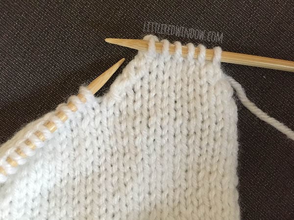 Cozy Penguin Hat Knitting Pattern, adorable for babies and toddlers! | littleredwindow.com