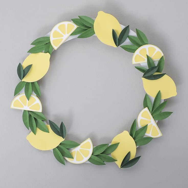DIY Lemon Wreath