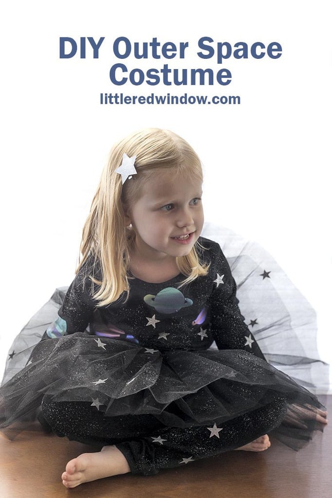 This cute completely DIY outer space costume is out of this world! With just a fun few supplies you can make your own solar system!