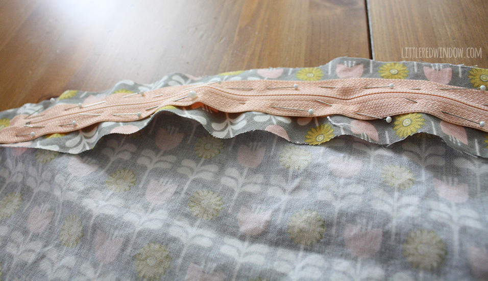 DIY Boppy Pillow Cover | littleredwindow.com | Sew your own nursing pillow cover, it's easy!