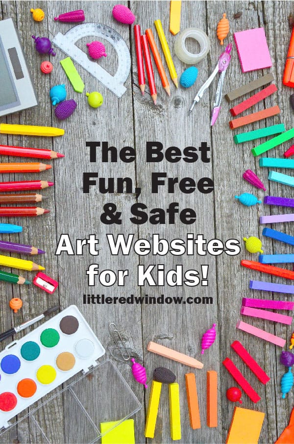 The Best Fun, Free ( and Safe) Online Art Lessons for Kids! These sites are all full of fun ideas, inspiration and tutorials that will definitely keep your creative kid occupied for hours!