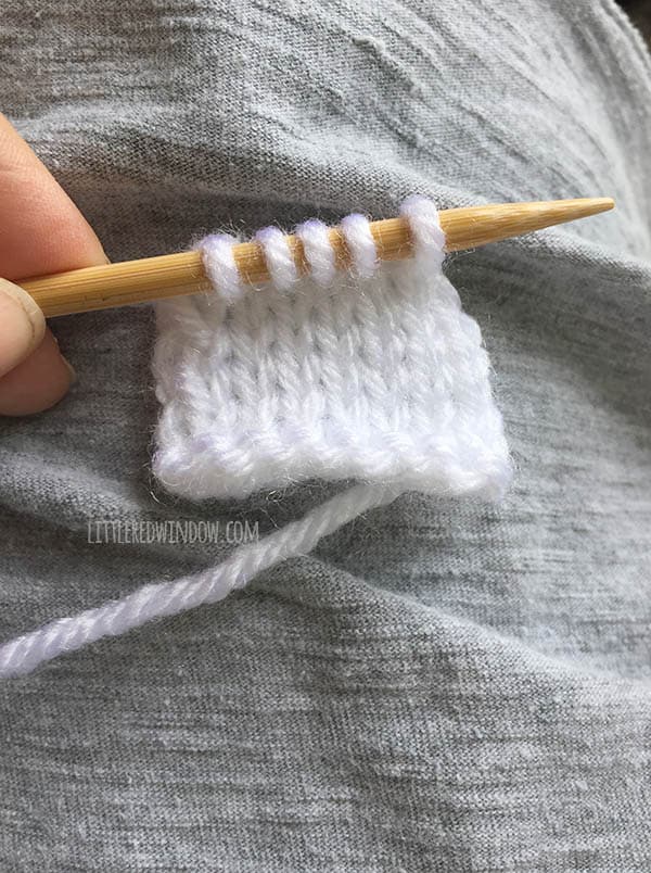 Funny Frog Baby Hat Free Knitting Pattern Process Photos | littleredwindow.com