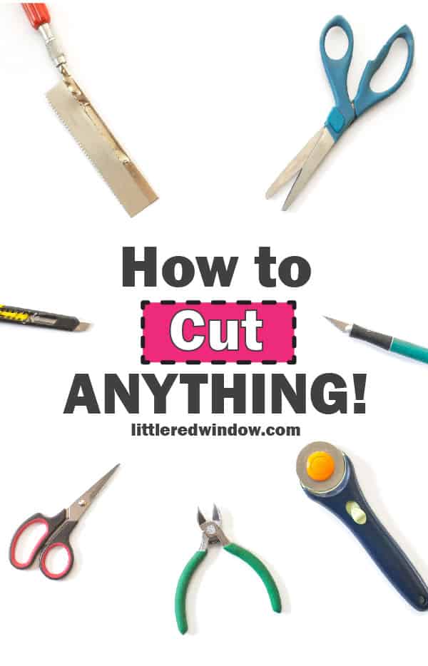 Learn how to cut anything in your craft room & make sure you have the right tool for the job!