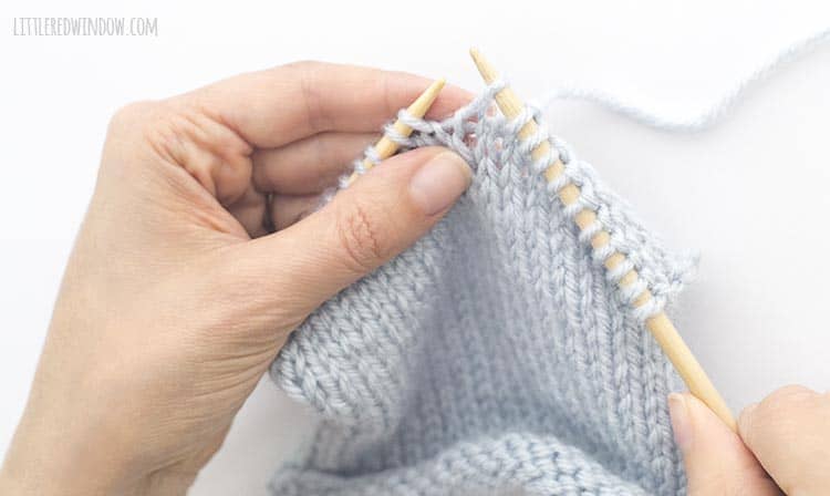 For an skp, slip the first stitch knitwise