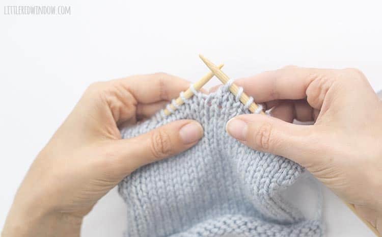 An skp decrease is a left-leaning decrease stitch in knitting