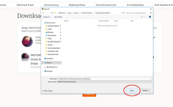 How to Download Files from Etsy, learn how to purchase, download and print all those fun digital download prints, knitting patterns and party supplies, step by step!