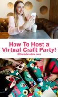 How to host a virtual craft party