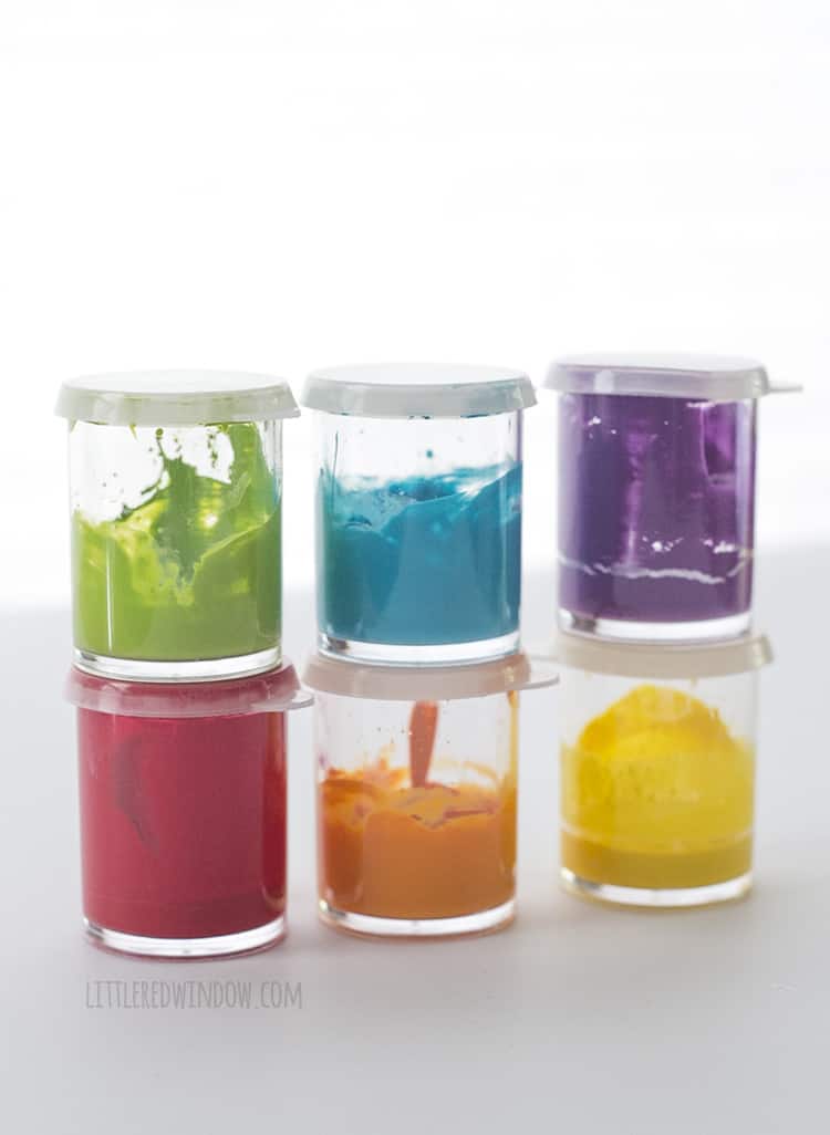 Colorful craft paint like this can be used for lots of different projects!