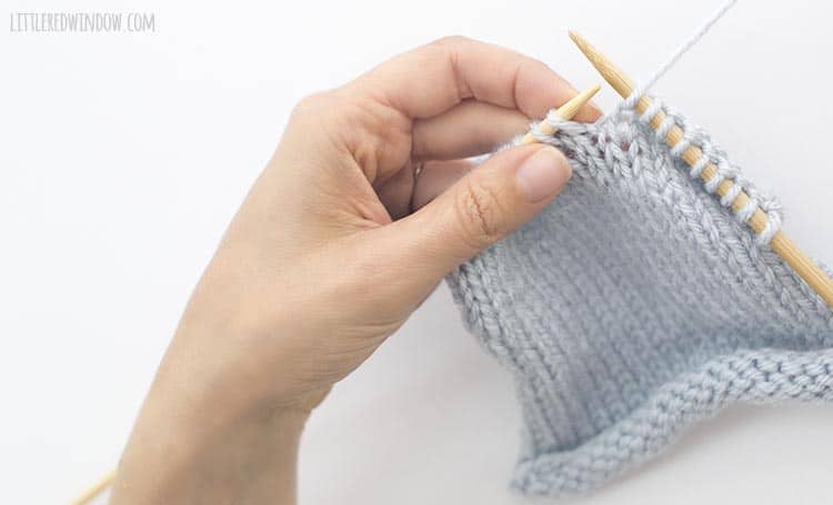 To ssk, start with the yarn behind your work