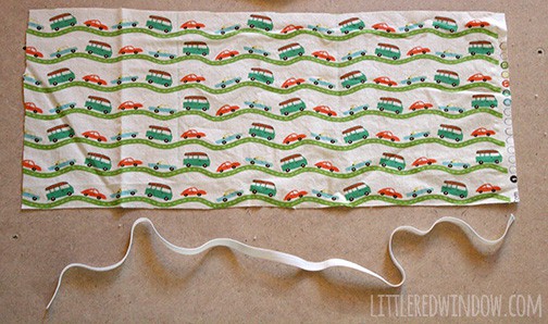 Sew your own DIY Car Seat Protector and keep your seat backs clean and footprint free! | littleredwindow.com