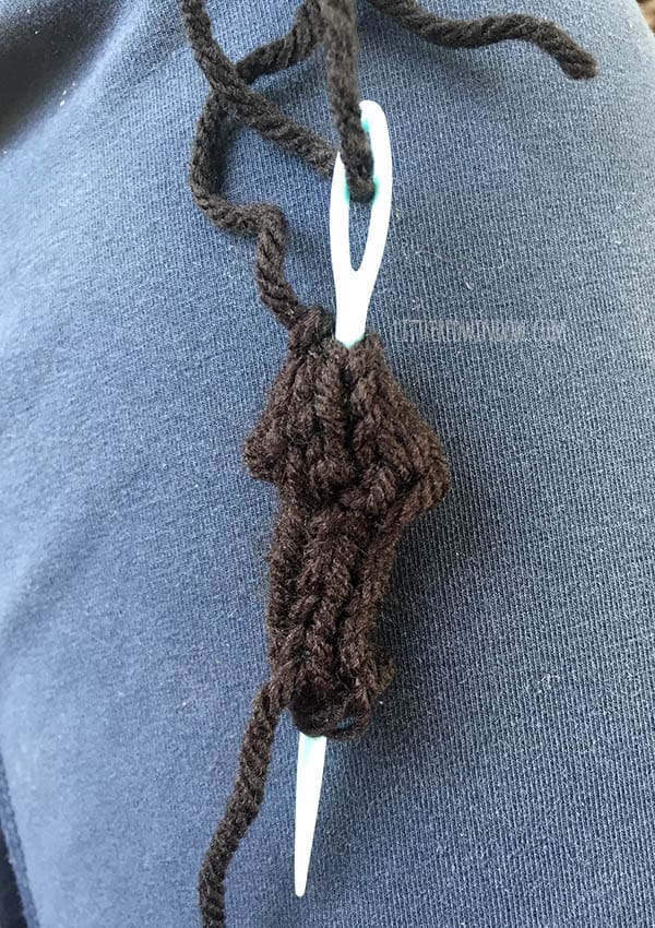 Little Ladybug Hat Free Knitting Pattern Process | littleredwindow.com