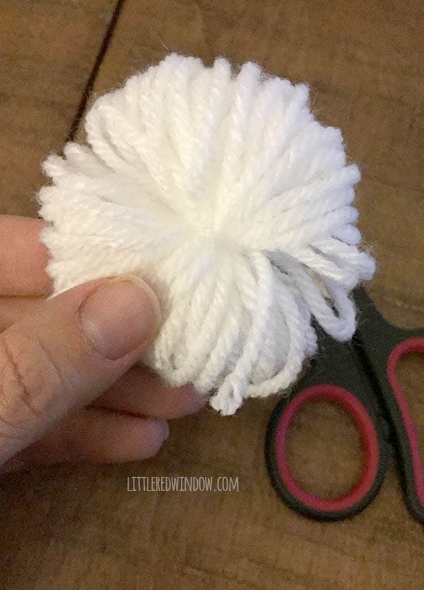 Little Santa Hat Knitting Pattern, a simple pattern for your little one for the holidays! | littleredwindow.com