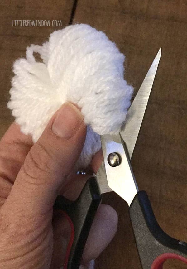 Little Santa Hat Knitting Pattern, a simple pattern for your little one for the holidays! | littleredwindow.com