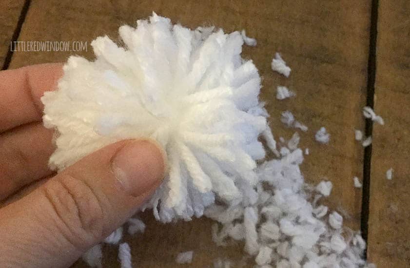 Little Santa Hat Knitting Pattern, a simple pattern for your little one for the holidays! | littleredwindow.com