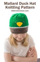 small Mallard-Duck-Hat-Knitting-Pattern-01-littleredwindow