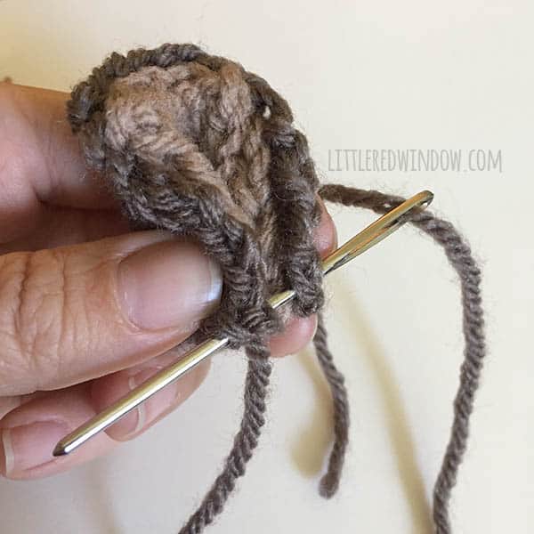 Mini Moose Hat Knitting Pattern for newborns, babies and toddlers! | littleredwindow.com