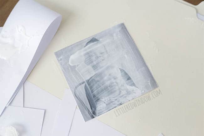 DIY Photo Planter, transfer cute family photos to this adorable wood planter, it's a perfect gift for Mother's Day! | littleredwindow.com