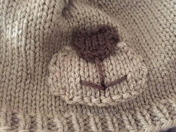 Adorable Otter Hat Knitting Pattern for newborns, babies and toddlers! | littleredwindow.com