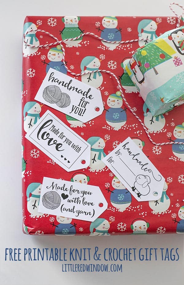 Free Printable Gifts Tags for Knit, Crochet and Fiber Gifts!