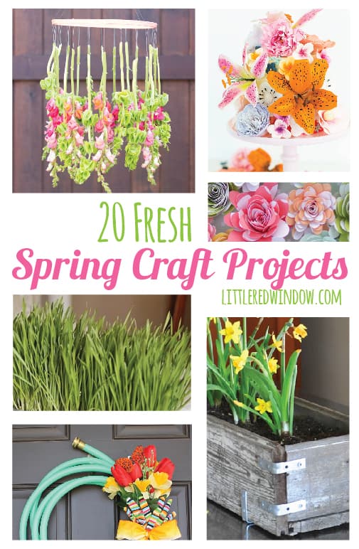20 Fresh Spring Craft Projects | littleredwindow.com