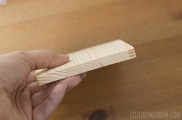 DIY Spring Rainbow Sign, make a cute hinged wooden sign to celebrate SPRING! | littleredwindow.com