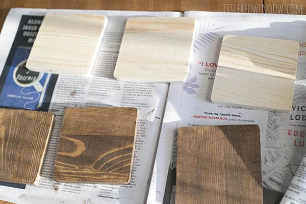 DIY Spring Rainbow Sign, make a cute hinged wooden sign to celebrate SPRING! | littleredwindow.com