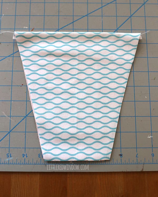 Sew an adorable Mermaid Stroller Blanket for your baby! | littleredwindow.com