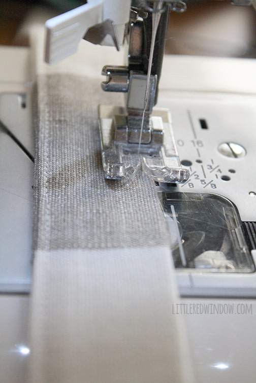 1 Hr. Tea Towel Tote Bag Tutorial | littleredwindow.com | Awesome tutorial to make a simple tote bag from tea towels in under and hour!