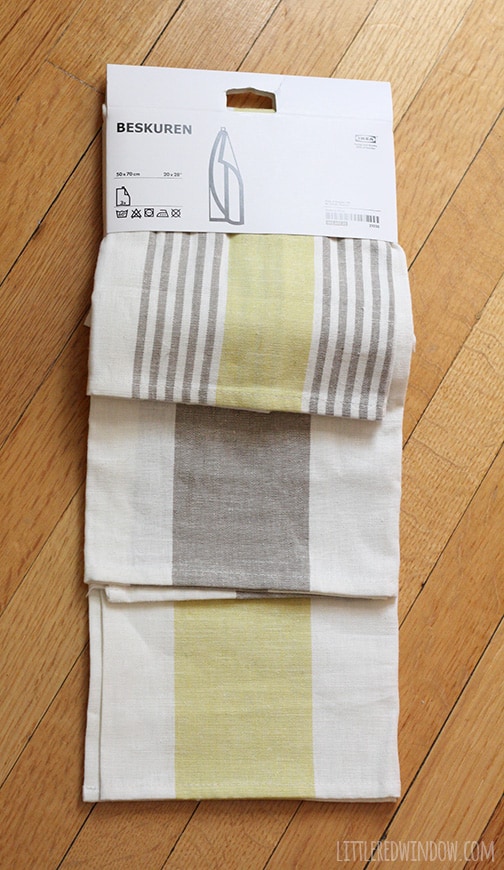 1 Hr. Tea Towel Tote Bag Tutorial | littleredwindow.com | Awesome tutorial to make a simple tote bag from tea towels in under and hour!