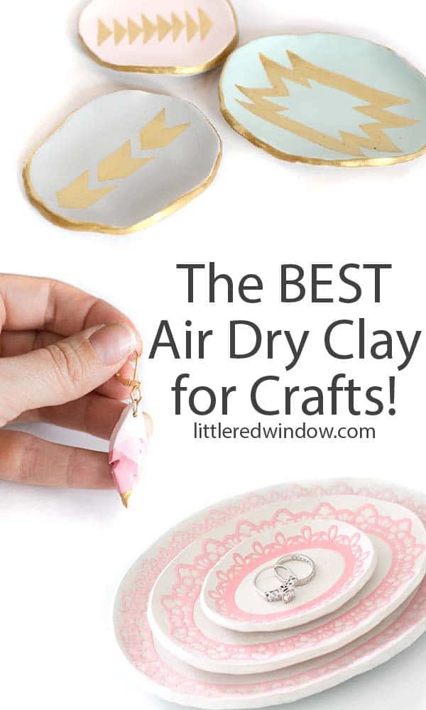 Learn which air dry clay is the best to use for craft projects and get tips and tricks for working with air dry clay!