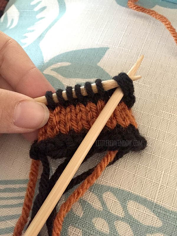 Tiny Tiger Hat Free Knitting Pattern for Babies! | littleredwindow.com