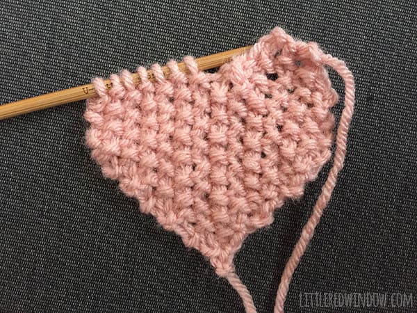 Valentine Heart Earflap Hat Knitting Pattern! | littleredwindow.com