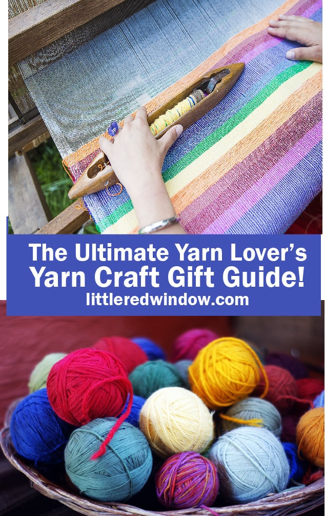 This ultimate gift guide is for the yarn craft and fiber lover in your life is chock full of fun yarn related gift ideas!